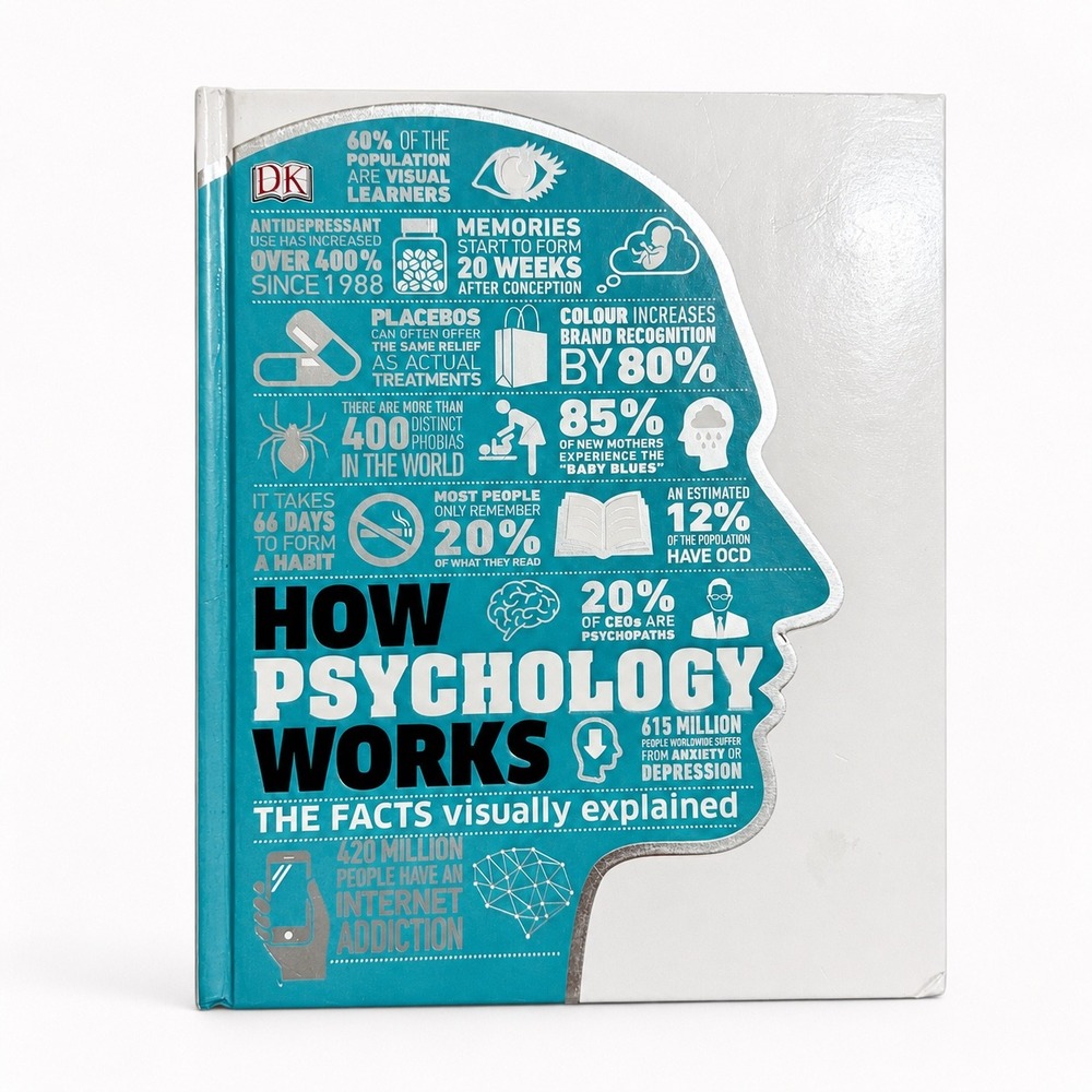 DK How Psychology Works The Facts Visually Explained Hardcover 9781465468611